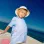 Cotton shirt with print Carolina Celas x Zippy for boys, light blue