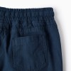 Bicolour Twill Shorts for Girls, Blue/Pink