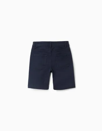 Twill Shorts for Boys 'Midi', Dark Blue