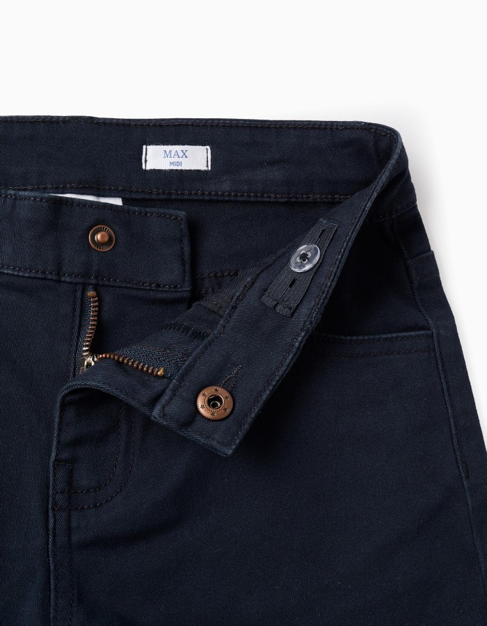 Twill Shorts for Boys 'Midi', Dark Blue