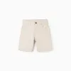 Twill Shorts for Boys 'Midi', Beige