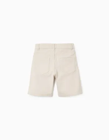 Twill Shorts for Boys 'Midi', Beige