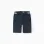 Twill chino shorts with striped tape for boys, dark blue