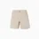 Midi chino shorts in poplin for boys, light beige
