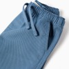 Long cotton shorts with drawstring Carolina Celas x Zippy for boys, blue