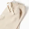 Long cotton shorts with drawstring Carolina Celas x Zippy for boys, beige