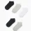 Pack of 5 Pairs of Ribbed Ankle Socks for Boys, Multicolour