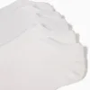 Pack of 5 Pairs of Plain Ankle Socks for Boys, White