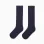 Pack of 2 Pairs of Plain High Socks for Boys, Dark Blue