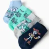 Pack of 4 pairs of ankle socks Toy Story for baby boys, multicolour