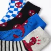 Pack of 4 pairs of socks with Spider-Man prints for boys, multicolour