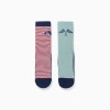 2 non-slip socks with terry lining and car motif for boys, multicolour