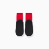 Slipper-socks with non-slip sole and Spider-Man for babies and boys, red