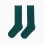 Knee-high ribbed socks for boys, dark green