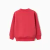 Brushed sweatshirt with Make Again print for boys, red
