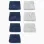 Pack of 7 Cotton Briefs 'Days of the Week' for Boys, Blue/Grey