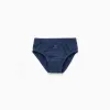 Pack of 7 Cotton Briefs 'Days of the Week' for Boys, Blue/Grey