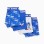 Pack of 4 boxer shorts with Sonic prints for boys, blue/light grey