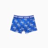 Pack of 4 boxer shorts with Sonic prints for boys, blue/light grey