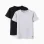 Pack of 2 Cotton T-shirts for Boys, Grey/Black