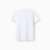 Pack of 2 Cotton T-shirts for Boys, White