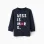 Long Sleeve Cotton T-shirt for Boys 'Dot', Dark Blue