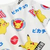Cotton T-shirt with Print for Boys 'Pikachu', White