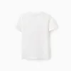 Cotton T-shirt for Boys 'Superman', White