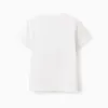 Cotton T-shirt with Print for Boys 'Avengers', White