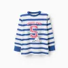 Long Sleeve T-shirt for Boys 'Spider-Man', White/Blue