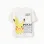 Cotton T-shirt with Pikachu front print for boys, white