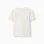 Cotton T-shirt with embossed lines and pocket for boys, white