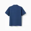 SS SHIRT JERSEY, DARK BLUE