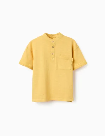 SS SHIRT JERSEY, DARK YELLOW