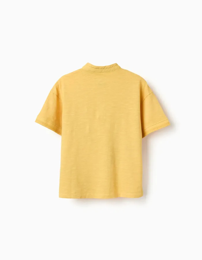 SS SHIRT JERSEY, DARK YELLOW