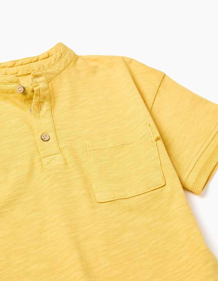 SS SHIRT JERSEY, DARK YELLOW