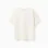 Cotton T-shirt with Normal is Boring print for boys, light beige
