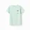 Cotton T-shirt with Peixinho do Mar print for boys, light green