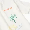 Cotton T-shirt with Sou do Sol print for boys, white