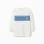 Long sleeve cotton T-shirt with print for boys, white/blue/green