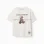Cotton T-shirt with Mario Kart print for boys, white
