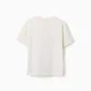 Cotton T-shirt with Mario Kart print for boys, white