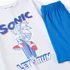 Short Cotton Pyjama for Boys 'Sonic', White/Blue