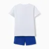 SON PYJAMA SS JERSEY, WHITE