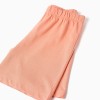 Short sleeve cotton pyjamas with alligator print for boys, white/orange