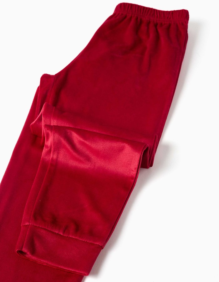 Velvet pyjamas with Avengers print for boys, dark grey/red