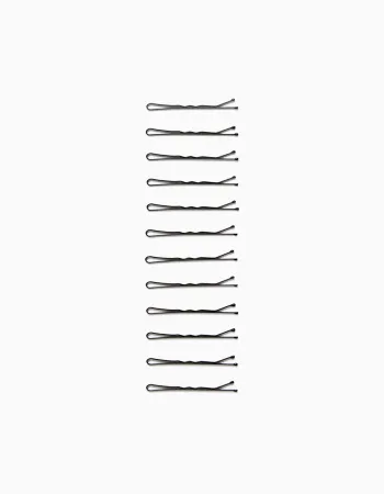 12-Pack Hair Pins for Babies Girls and Adults, Black