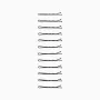12-Pack Hair Pins for Babies Girls and Adults, Black