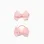 Hair slide + Bobble with Bow for Babies and Girls, Pink