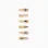 6-Pack Hair Clips for Babies and Girls, Gold
